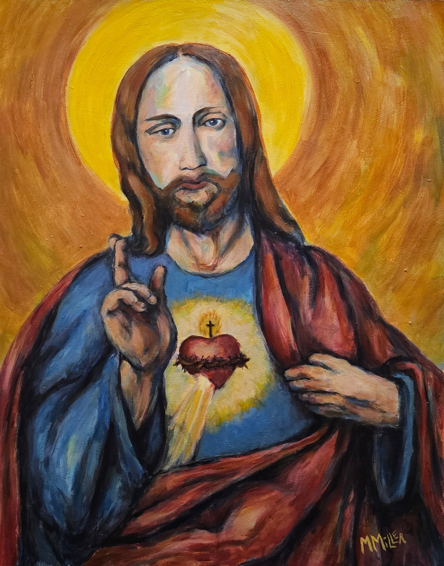 The Sacred Heart of Jesus (print)