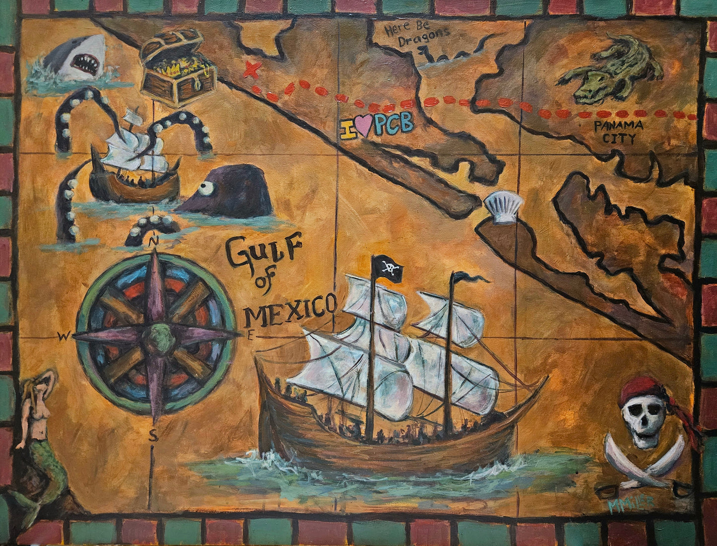 Pirate's Treasure Map - Panama City Beach